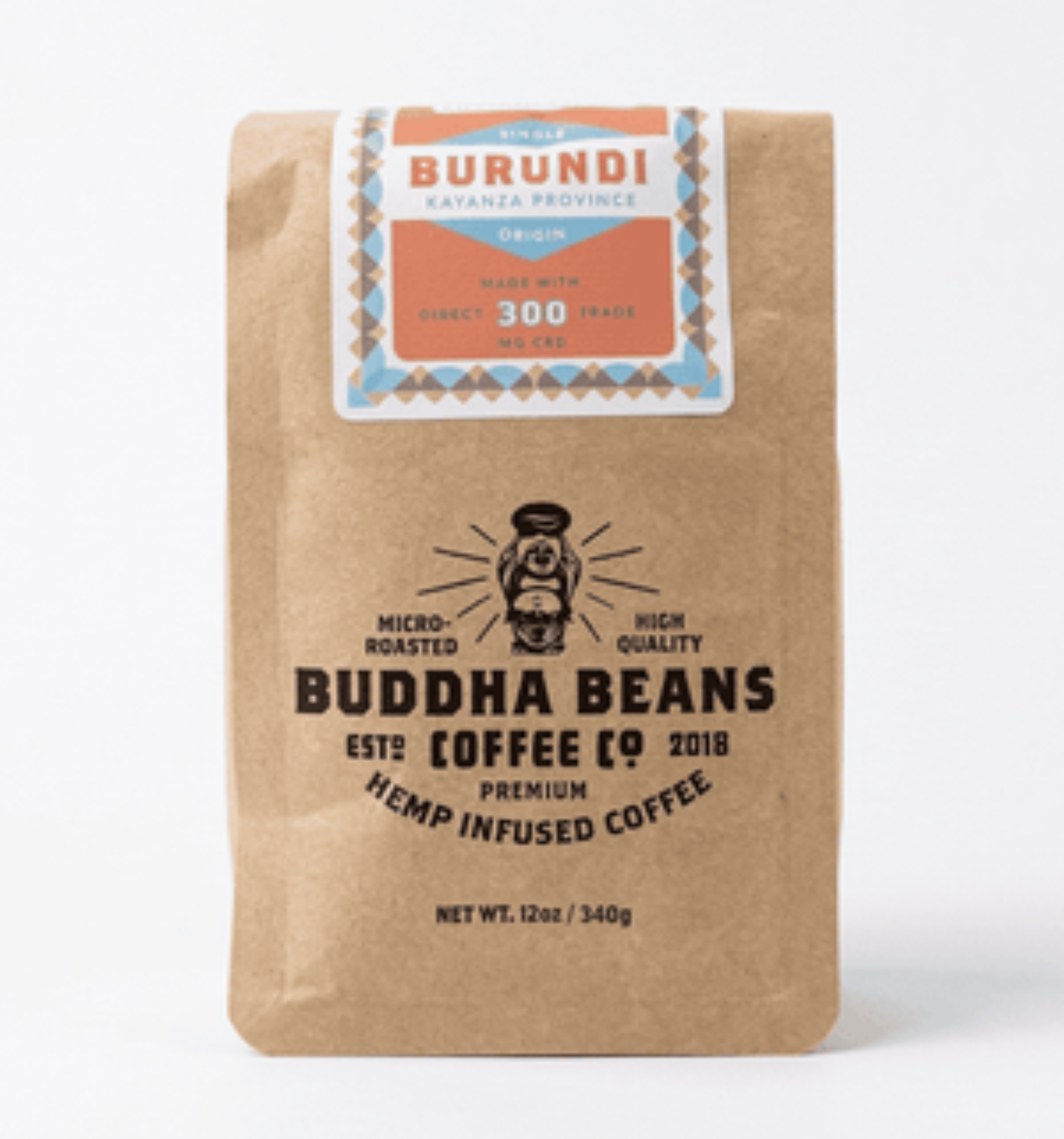 Buddha Beans Organic Colombia CBD Coffee, 12oz