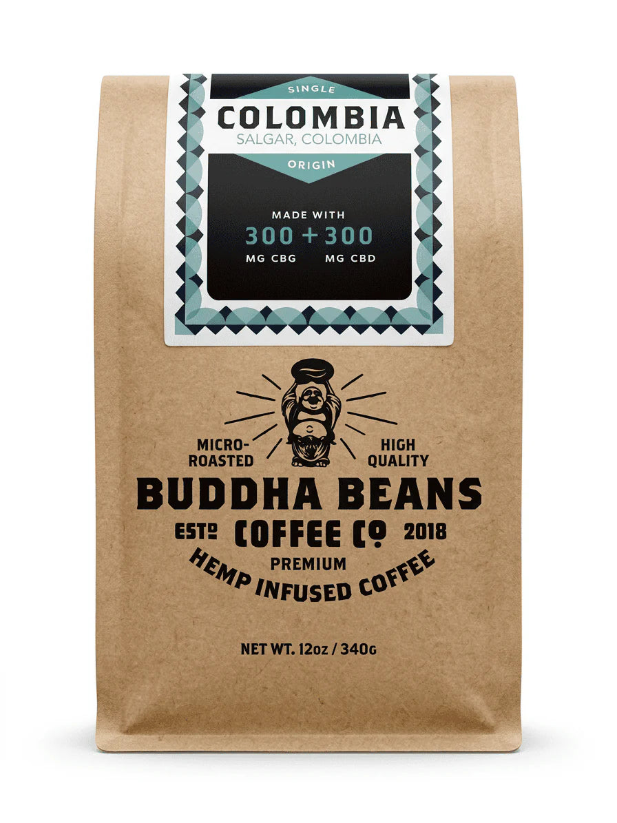 Black Label Colombia 300mg CBG + 300mg CBD Coffee