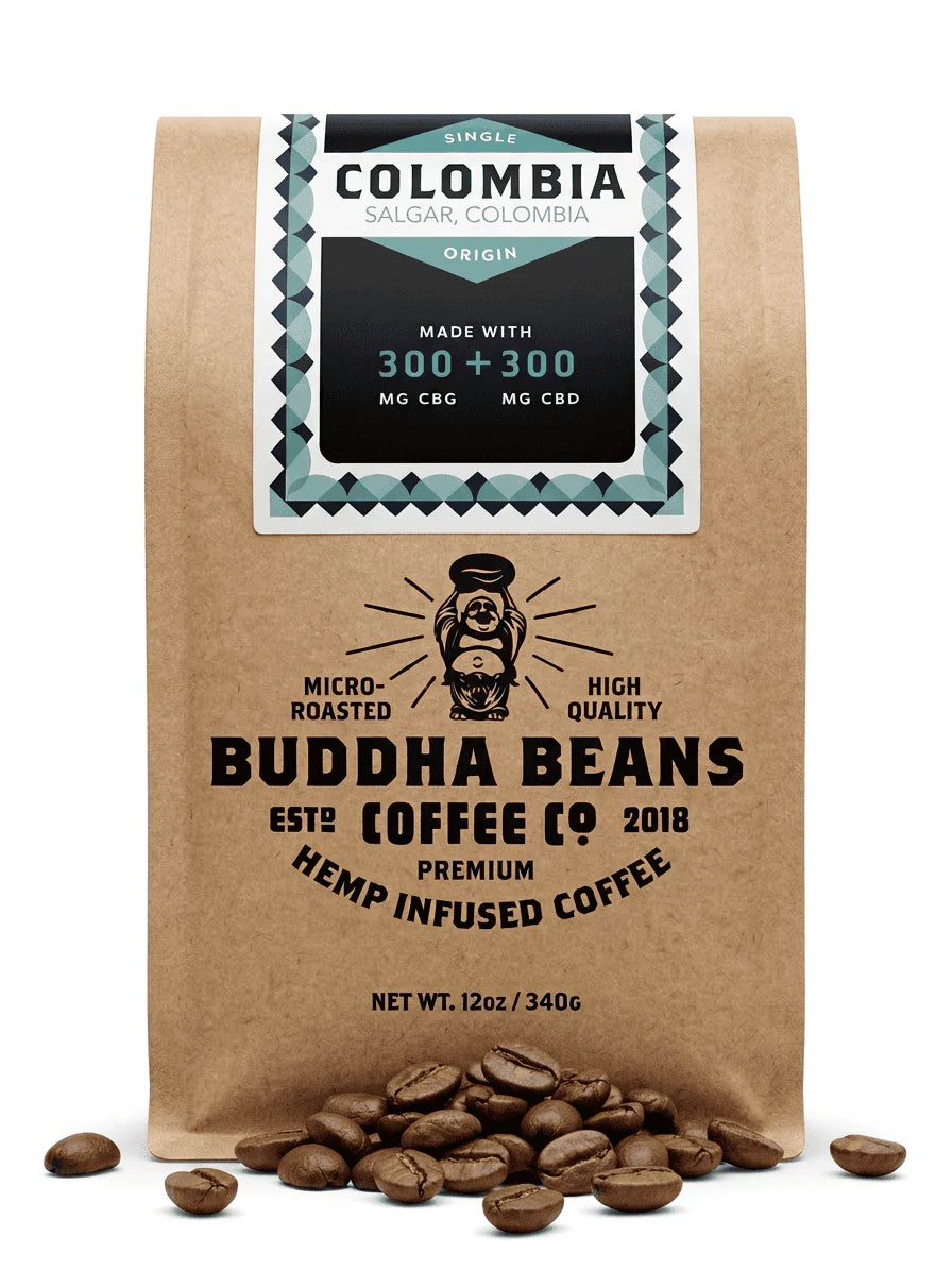 Black Label Colombia 300mg CBG + 300mg CBD Coffee