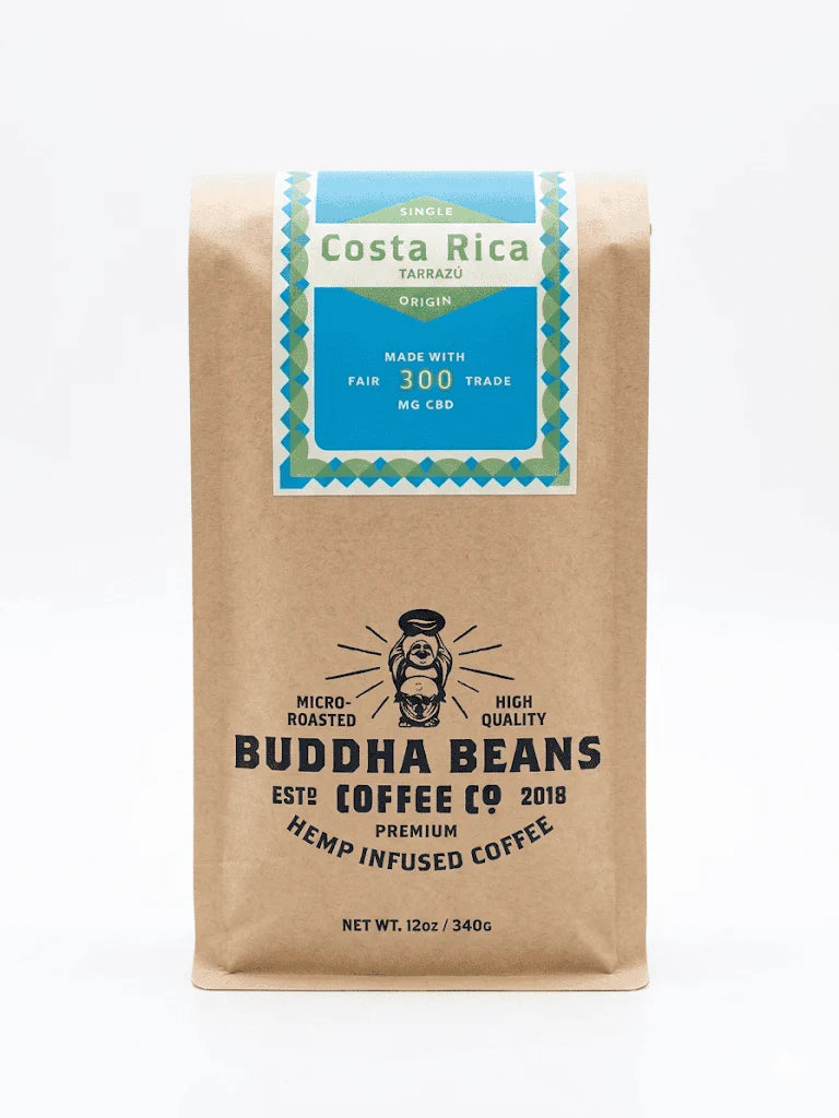 Buddha Beans Costa Rica CBD Coffee, Tarrazu Small Lot, 12oz