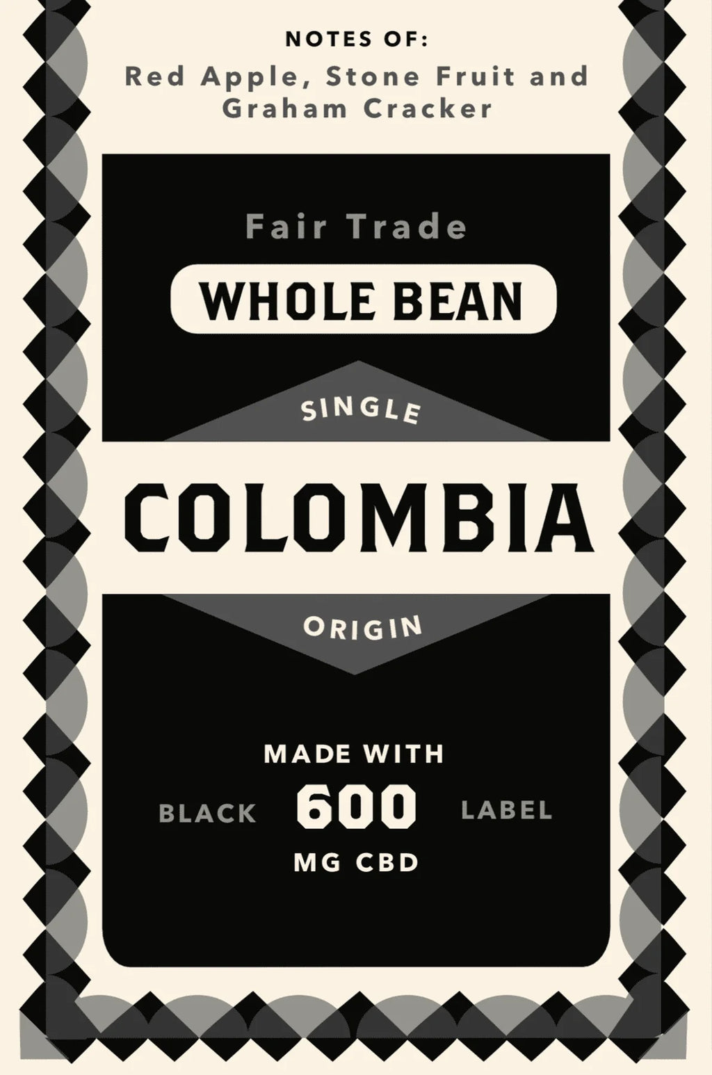 Black Label Colombia 600mg CBD Coffee