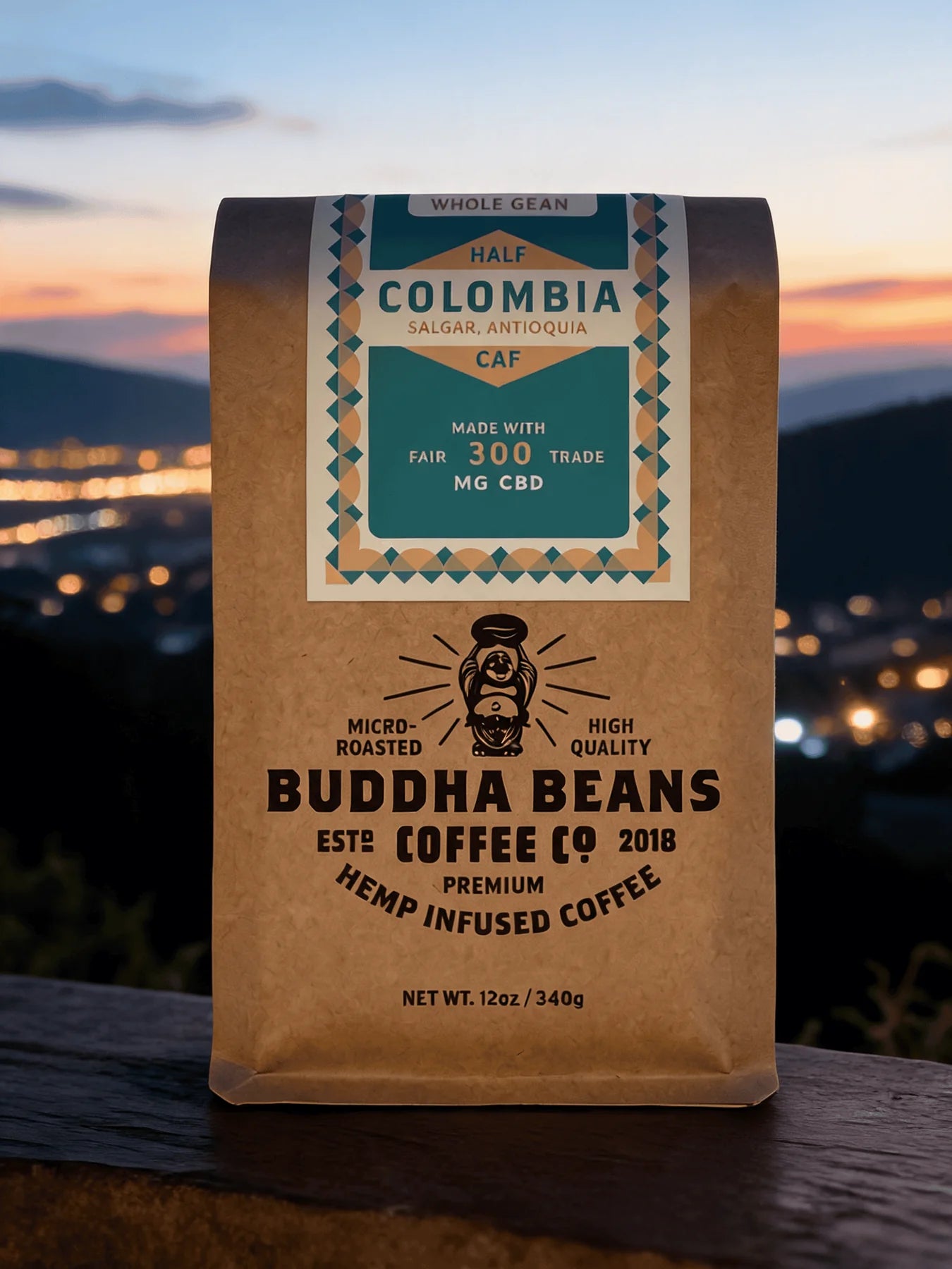 Half-Caf Colombia Blend 300mg CBD