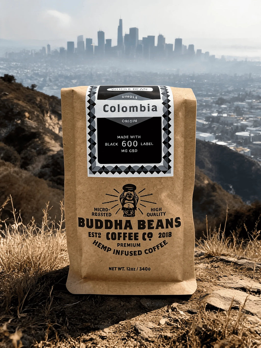 Black Label Colombia 600mg CBD Coffee