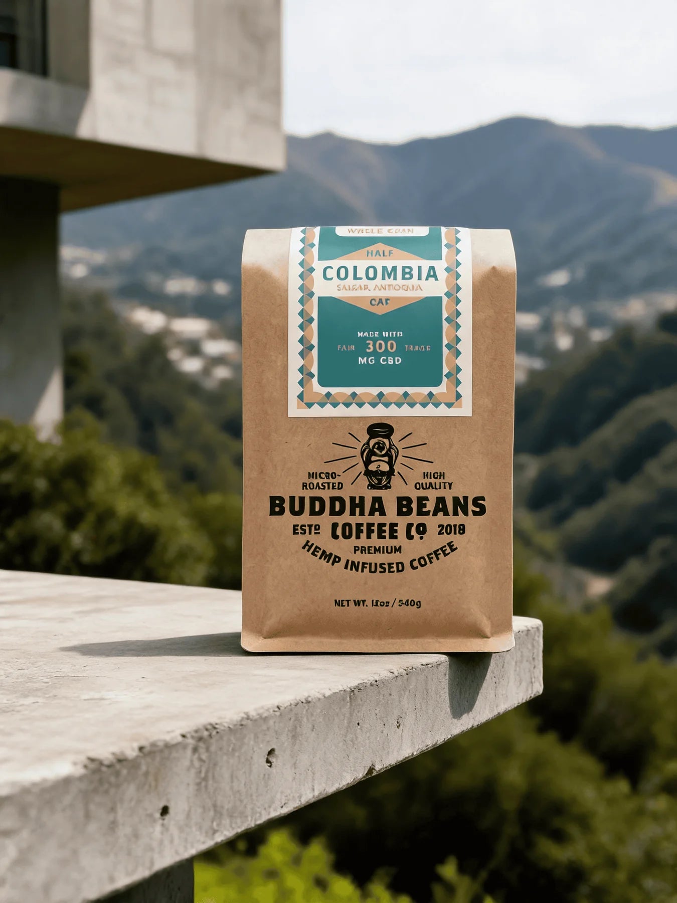 Half-Caf Colombia Blend 300mg CBD