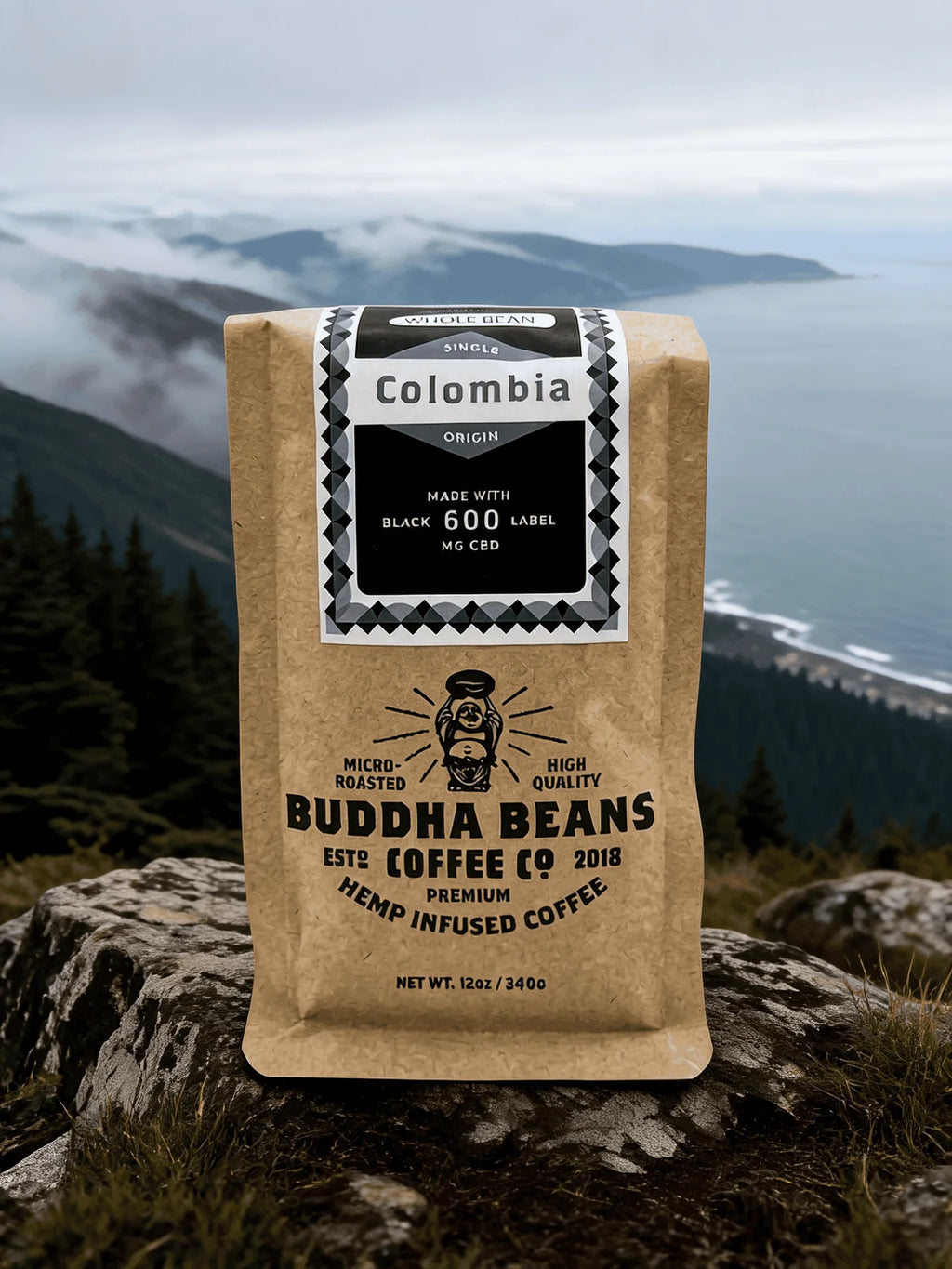 Black Label Colombia 600mg CBD Coffee